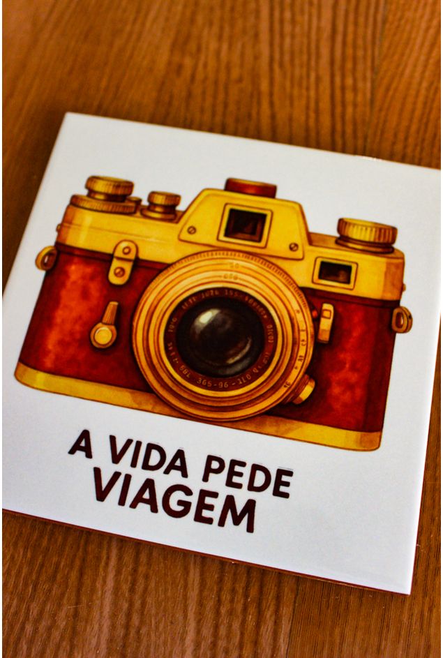 Azulejo Decorativo A Vida Pede Viagem Mimo Galeria